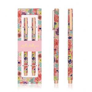 Bolígrafos Naranja al por Mayor con Impresión Personalizada de Hojas, Bolígrafo de Metal de Lujo con Caja de Papel Impresa, Recargas Metálicas de 1.0 mm - Product Image 4