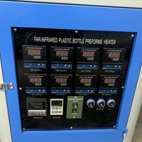 Máquina Sopladora Semiautomática China para Botellas de Agua de 5L de PP/PET con Bomba y Motor