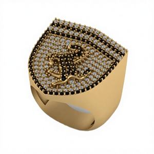 Anillo de diamantes hip hop más vendido para hombres y mujeres, plata 925, diamantes VVS D, colección de joyería fina. - Product Image 4