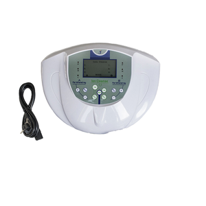 Appareil multifonctionnel de bain de pieds ionique et de désintoxication avec ceinture chauffante ionique, électrodes de massage, en plastique ABS et contrôle de la minuterie - Product Image 1