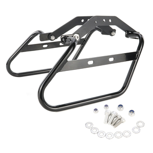 Waximoto Supporto Laterale per Borse e Portapacchi in Acciaio, Compatibile con Harley <span class=keywords><strong>Davidson</strong></span> <span class=keywords><strong>V</strong></span>-<span class=keywords><strong>ROD</strong></span> 2012-2017 - Product Image 1