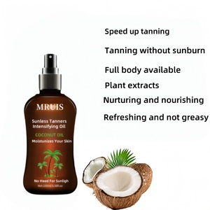 Loción <span class=keywords><strong>de</strong></span> <span class=keywords><strong>aceite</strong></span> <span class=keywords><strong>de</strong></span> bronceado vegano <span class=keywords><strong>con</strong></span> péptido <span class=keywords><strong>de</strong></span> hierbas, crema <span class=keywords><strong>de</strong></span> bronceado corporal rápida para interiores y exteriores, <span class=keywords><strong>bronceador</strong></span> <span class=keywords><strong>de</strong></span> trigo <span class=keywords><strong>con</strong></span> sombra oscura, suministro OEM - Product Image 4