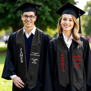 Polyester <span class=keywords><strong>Vert</strong></span> Graduation Étole Adulte Pas Cher Graduation Honor Sash Étole - Product Image 5