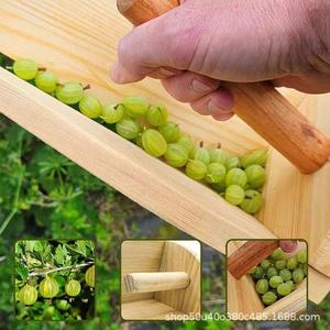 Recogedor de Bayas de Madera, Cosechador de Frutas de Madera Maciza para Uso en el Jardín - Product Image 2
