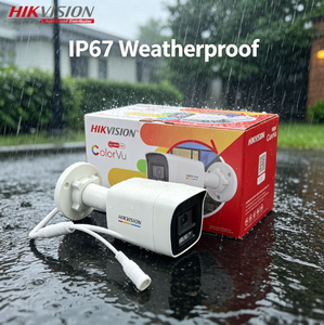Cámara IP <span class=keywords><strong>Hikvision</strong></span> DS-2CD1047G2H-LIU, 4MP, Smart Hybrid Light, POE, Tipo Bala, IP67, H.265+, con Micrófono, para Vigilancia CCTV - Product Image 2