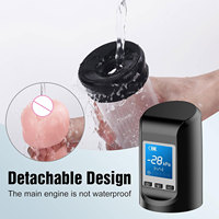 Entrenador de pene, Potenciador de presión negativa masculino, Copa de entrenamiento sensible al estiramiento, Molde inverso eléctrico totalmente automático