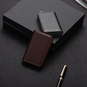 PU Flip Top Business <b>Card</b> <b>Box</b> with Magnetic Closure Durable Stylish Storage for Business <b>Cards</b> ID <b>Cards</b> Professional PersonalUse - Product Image 4