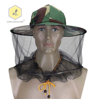 Herramientas de apicultura, gorros para apicultores, gorros para insectos, mosquitos, equipo de apicultura de algodón, sombrero con velo