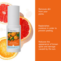 Crème Éclaircissante à la Vitamine C, Hydratant Visage Blanchissant, Correcteur de Teint, Antioxydant, Crème Faciale, Fourniture OEM