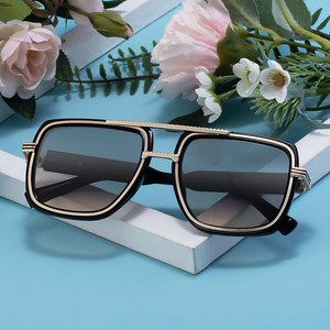 Lunettes de soleil polarisées pour hommes ZS-98323P, monture en métal noir, protection UV400, lunettes de soleil pour la conduite en extérieur - Product Image 5