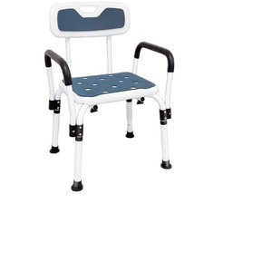 Chaise de douche antidérapante de 45 cm avec accoudoirs pour personnes âgées, équipement de sécurité pour la salle de bain - Product Image 1