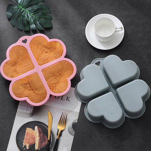 Customized Heart Shaped Reusable Non-Toxic Silicone 1-Piece <b>Cake</b> Pan & Toast <b>Mold</b> for Easy Demoulding of Jelly and Muffin - Product Image 2