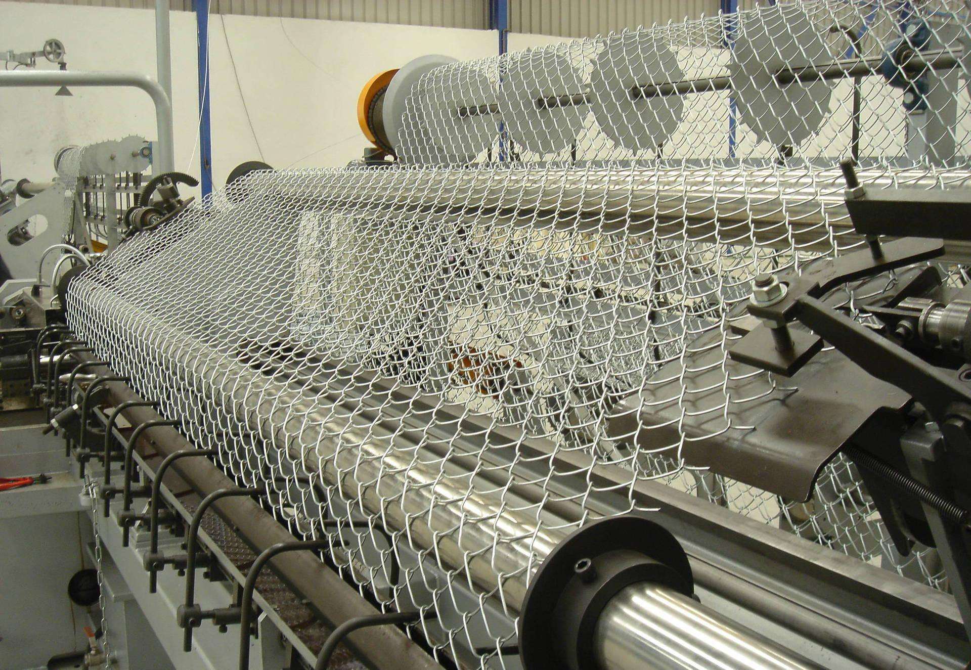 Decorative Protection Metal Chain Link Fence Easily Assembled