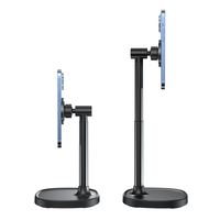 Support de téléphone de bureau en alliage d'aluminium X66 magnétique, flexible, réglable en angle et en hauteur pour smartphone