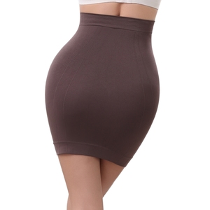 SH0015 Seamless Knitting Mid <strong>Waist</strong> Shaping Half <strong>Slip</strong> Slimming Half Dress - Product Image 5