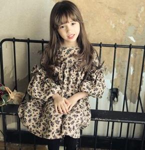 Vestidos Formales de Princesa con Lazo y Flores para Niñas, Diseño Nuevo al por Mayor 2017 - Product Image 3