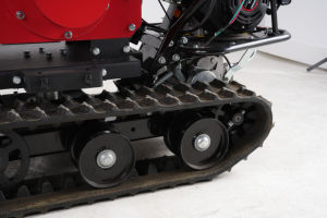 15HP 420CC ใบมีดคู่กลองระบบติดตามไม้ Chipper Mulcher เครื่องทําลายสาขา logger เครื่องทําลายต้นไม้มืออาชีพ - Product Image 5