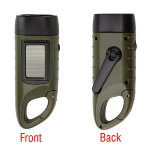 Sạc năng lượng mặt trời Powered <span class=keywords><strong>Dynamo</strong></span> đèn pin, <span class=keywords><strong>mini</strong></span> khẩn cấp sạc mạnh mẽ Torch đèn - Product Image 2