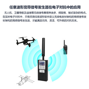 Generador de Señales RF Vectoriales Portátil de 300M-6GHz, Fuente de Señal Analógica de Banda Completa, Transmisor de Alto Rendimiento - Product Image 4