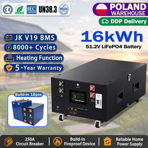 Stock UE : Systèmes d'alimentation sans interruption (ASI) 16 kWh 51,2 V 314 Ah, batterie solaire au lithium fer phosphate pour usage domestique ou commercial - Product Image 1