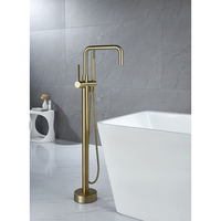 Robinet de baignoire sur pied, usine de luxe, robinets modernes