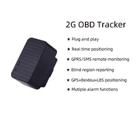 Traceur GPS de voiture OBD de type 2G à brancher, sans câblage requis, suivi mondial en temps réel, utilisation automobile, garantie 1 an