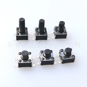Leyue สวิตช์สัมผัสติดพื้นผิว6x6 4.5x4.5x3.5มม. หมุดทองเหลือง3.3VDC 500mA - Product Image 3