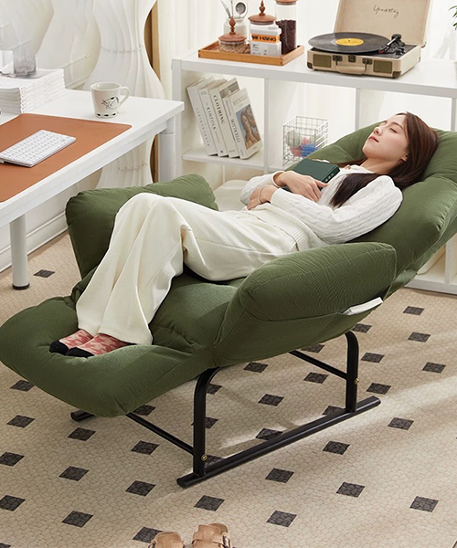 Folding Loungers Ultimate Comfort for Napping Relaxing - Main Image