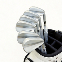 Juego de 790 Palos de Golf de Acero Inoxidable Forjado con Empuñadura de Goma para Diestros, Juego de Palos de Golf de 4 Piezas para Hombre y Mujer