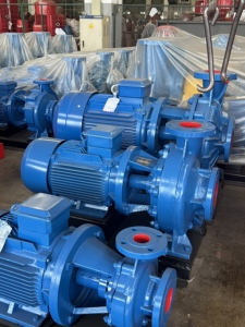 Bomba de Agua de Alta Presión en Línea de Una Etapa, de Hierro Fundido, con Motor Eléctrico de 10-30 HP y 75 HP, Precio de Fábrica BYRUN, Certificación CE - Product Image 4