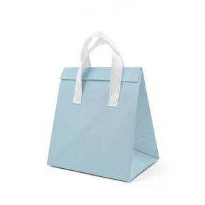 Sac isotherme de grande taille de haute qualité, non tissé, jetable, thermique, avec fermeture autocollante pour le stockage des aliments de pique-nique - Product Image 1