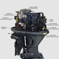 Nouveau modèle Moteur hors-bord à essence 4 temps 60 CV 996 cm³ pour yachts