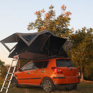 Tente de camping sur le toit de SUV à coque souple automatique abri en toile pliable pour 3-4 personnes pour voitures en vente tente de toit extérieure - Product Image 3