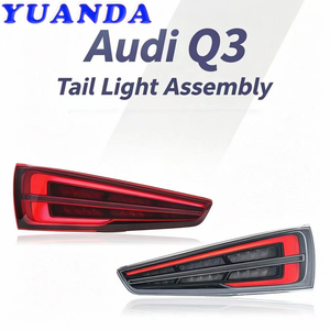 Fanali posteriori a LED blu <span class=keywords><strong>OLED</strong></span> per <span class=keywords><strong>Audi</strong></span> Q3 (2013-2018) con indicatori di direzione sequenziali e luci di posizione - Nuovo set di aggiornamento - Product Image 4
