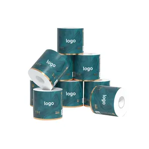 Jumbo tissue roll 500m toilet paper maker 36 rolls toilet paper of plastic packaging raw rolls
