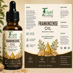 Huile d'encens naturelle 100% pure, huile essentielle au parfum résineux sucré pour la fabrication de parfums et de bougies - Product Image 1