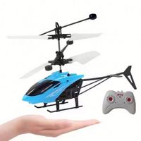 Mini hélicoptère électrique rechargeable télécommandé 2,4G, contrôlé par application, 2 canaux, résistant aux chutes, utilisation intérieure-extérieure, en plastique