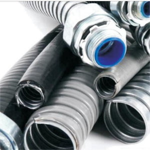 Tube solaire ondulé gris en gros Tube en acier revêtu de PVC Tuyau flexible en métal gaine de conduit électrique - Product Image 3