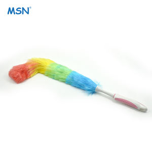 MSN brosse de nettoyage de bureau électrostatique pour voiture, <span class=keywords><strong>plumeau</strong></span> de couleur <span class=keywords><strong>arc</strong></span>-<span class=keywords><strong>en</strong></span>-<span class=keywords><strong>ciel</strong></span> - Product Image 4