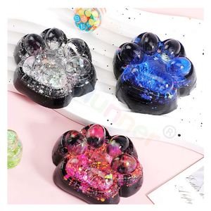 Jouet anti-stress sensoriel personnalisé OEM Patte de chat Kawaii, Mochi TPR à remontée lente, certifié sûr pour enfants de 5 à 7 ans, unisexe, TOYSRUNNER - Product Image 1