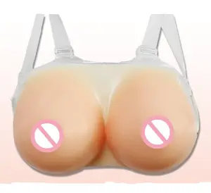  Silicone Breast Forms A-FF Cup Nipple Fake Boobs False