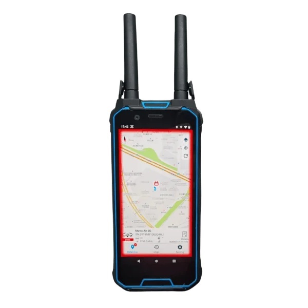 100MHz-6GHz Full-Frequency Lightweight Durable Portable Handheld FPV Detection Alarm 3KM Range Indoor Outdoor Anti-Drone Jammer