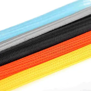 Colored flame-retardant and fire-resistant woven mesh pipe package, wire harness, wire conduit, cable protective sleeve
