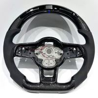 Volant en fibre de carbone Alcantara LED pour VW Volkswagen Golf 5 6 7 7.8 R 7R MK5 MK6 MK7 GTI Polo Passat B7 B8 Tiguan CC