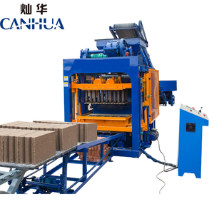 Qt4-25 전자동 시멘트 중공 블록 제조기(모터 및 엔진 포함) 벽돌 생산 라인용 - Product Image 5