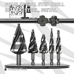 ชุดดอกสว่านเจาะกลางแบบหกเหลี่ยม 5 ชิ้น ขนาด 1/8-1-3/8 นิ้ว ทำจากเหล็กไฮสปีด (HSS) ความยาวใช้งาน 35 มม. - Product Image 6