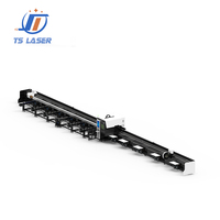 Máquina de corte láser de fibra CNC de 6 ejes Yaskawa con certificación CE, 12 m, tres mandriles, biselado y carga semiautomática para latón