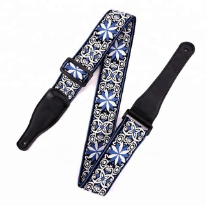 Correa de <span class=keywords><strong>Guitarra</strong></span> Jacquard de Alta Calidad, Nueva Moda, Fabricada con Cinta de Poliéster 100%, 38x120cm, Beige/Gris/Café, Hebilla Metálica - Product Image 3