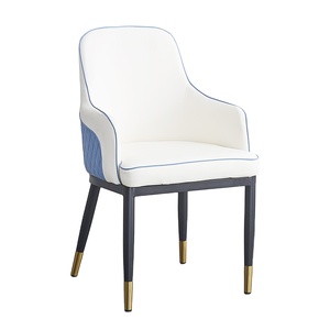 Silla de comedor nórdica de alta calidad, superventas, sillas de cuero PU - Product Image 2