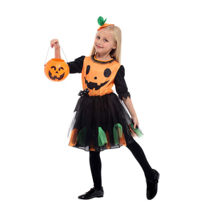 Nouvelle arrivée, robe de sorcière pour enfants pour fête d'<span class=keywords><strong>Halloween</strong></span>, costume coloré inspiré de films et de séries télévisées avec chapeau, ensemble de costume de cosplay en polyester - Product Image 6